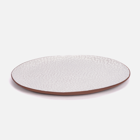 LeOcean Large serving Plate - white