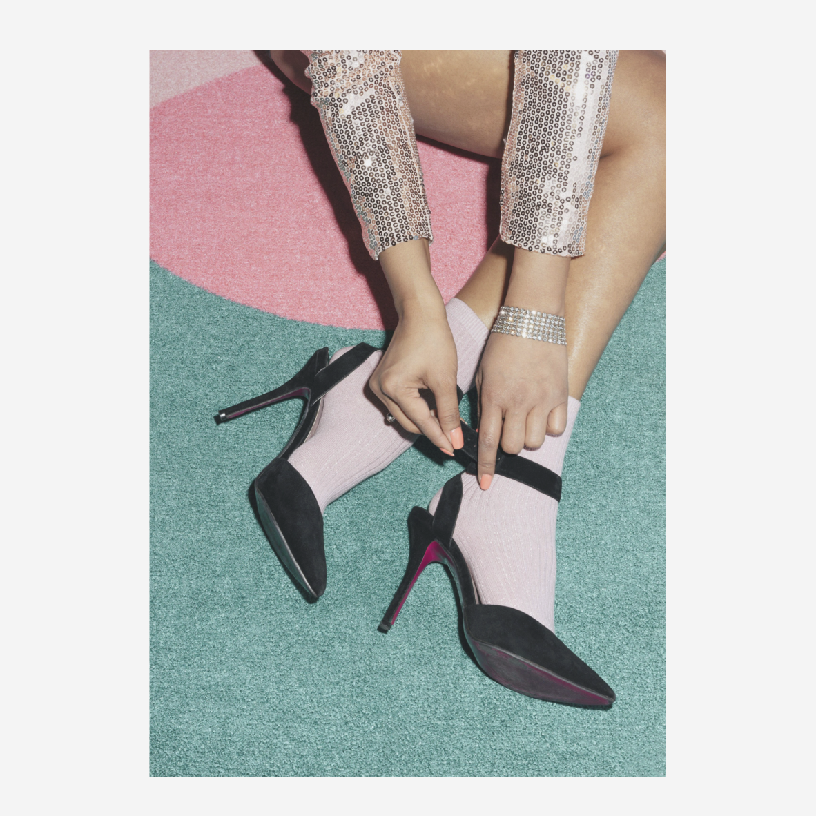 Art Poster A3 - Getting Ready In Green