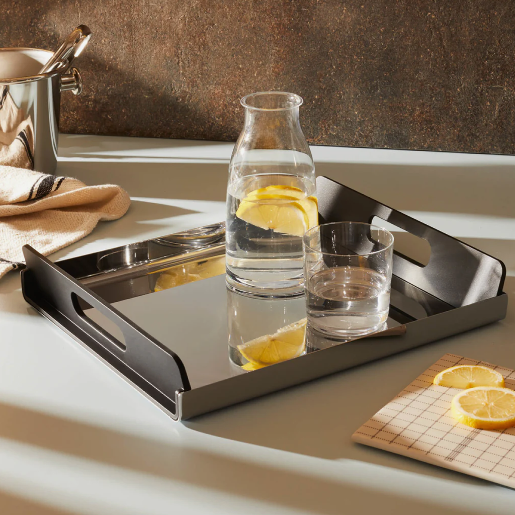 Alessi Vassily Rectangular Tray with Handles