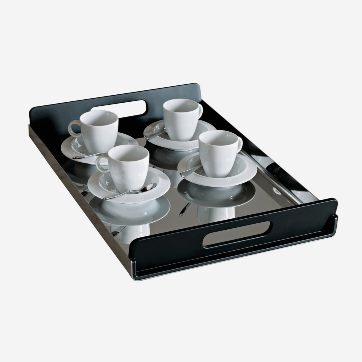 Alessi Vassily Rectangular Tray with Handles