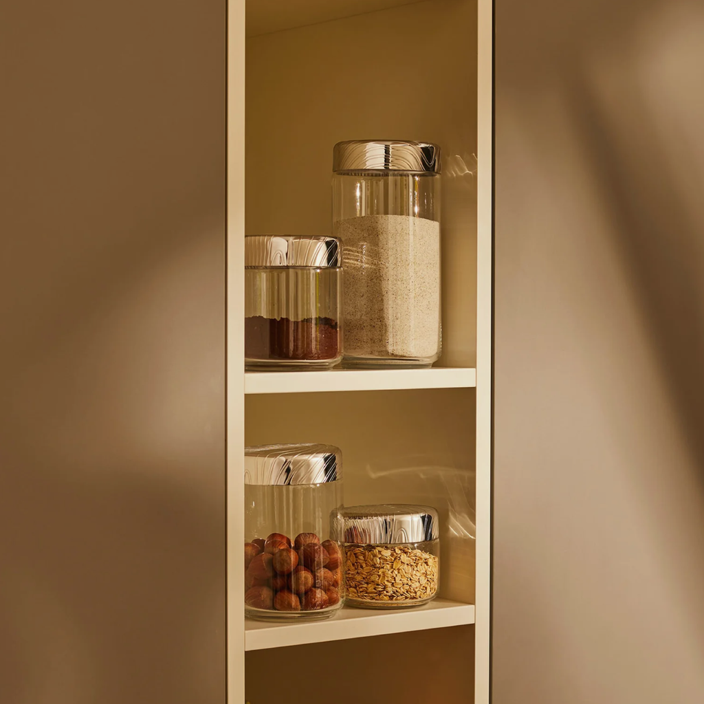 Alessi Veneer Glass Jars