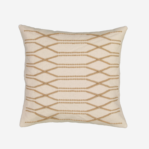 Scatter Cushion - Dark Stone Diagonals