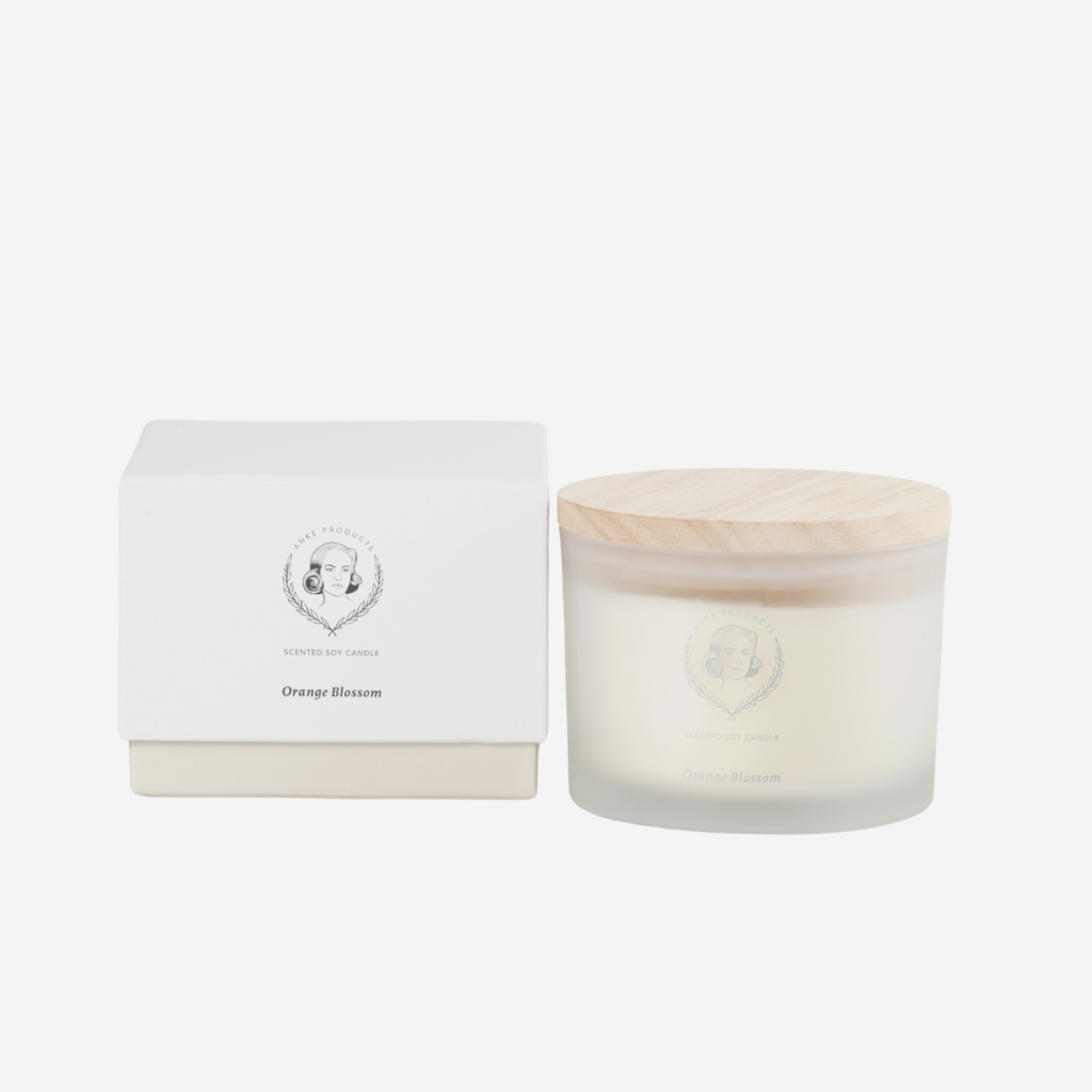 Large Scented Soy Candle - Orange Blossom