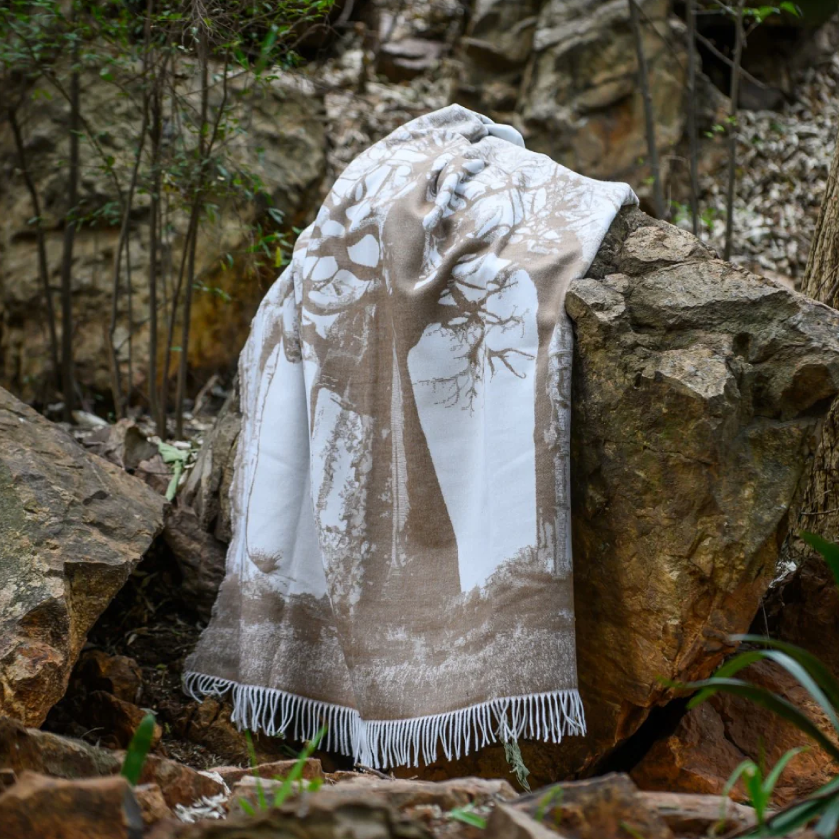 Baobab Throw - Coffee & Cobblestone