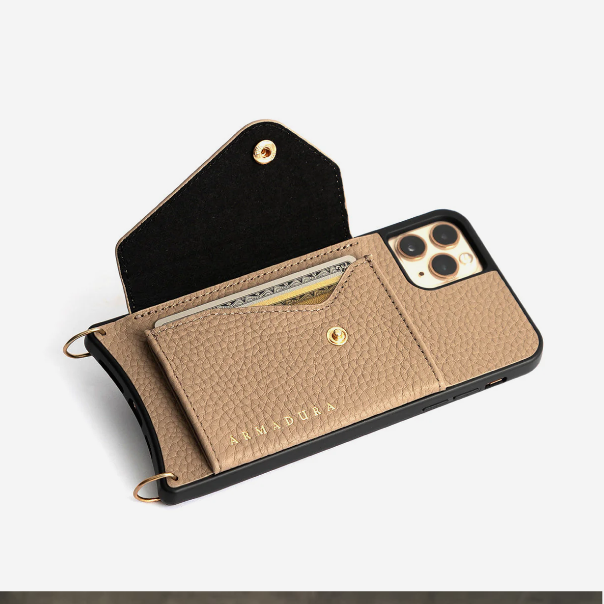 Hestia Crossbody iPhone 17 Set - Taupe