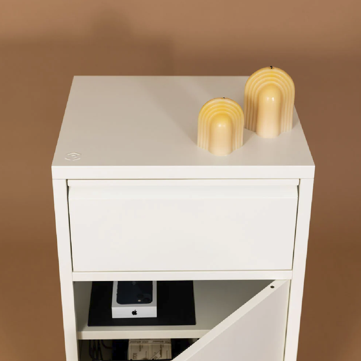 Popstrukt Bon Bon Side Table - Soft White