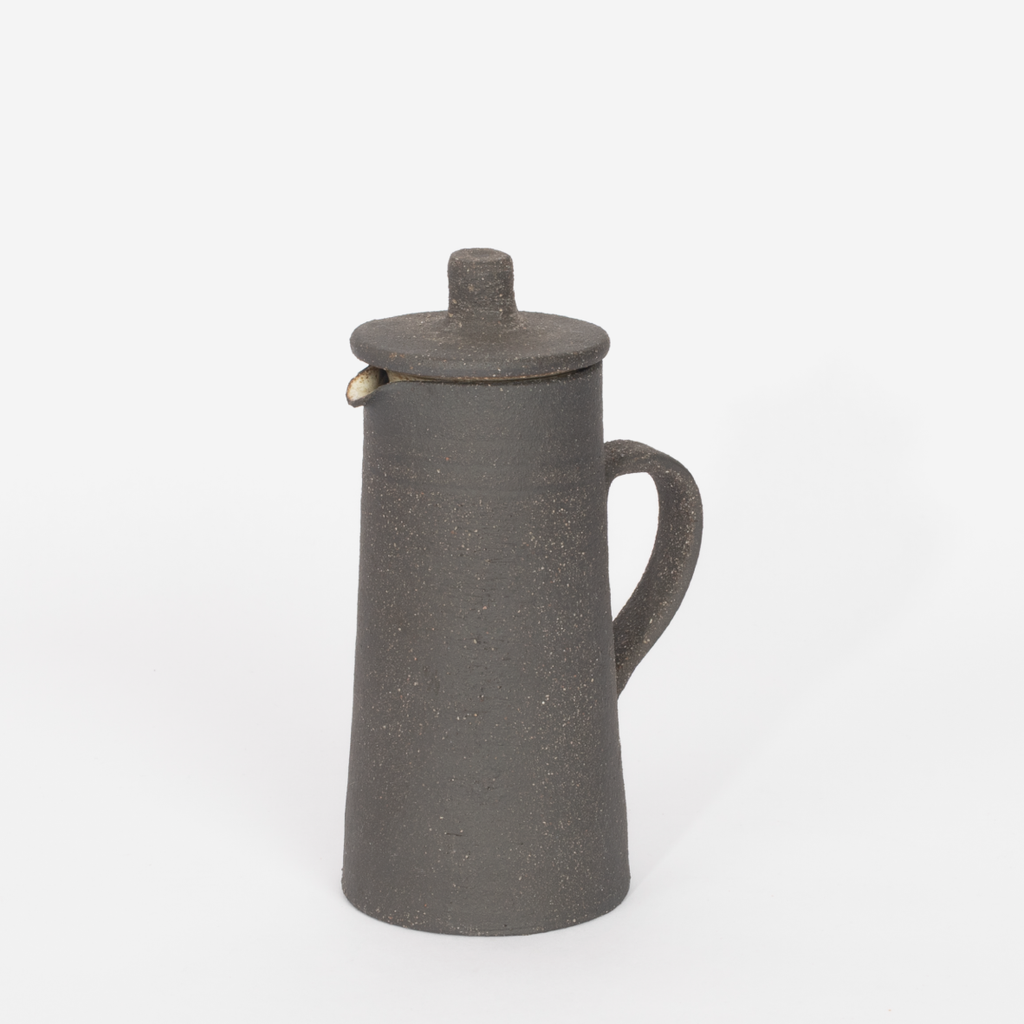 Lidded Sauce Jug - Black