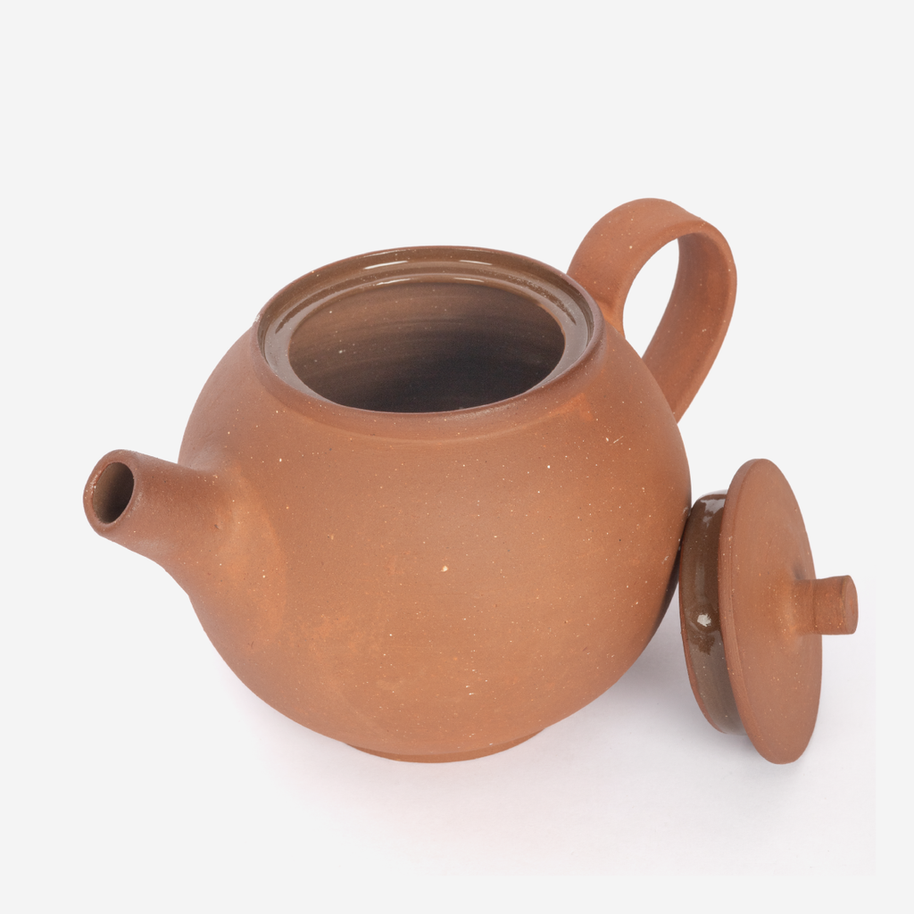 Teapot Two Cups - Terracotta