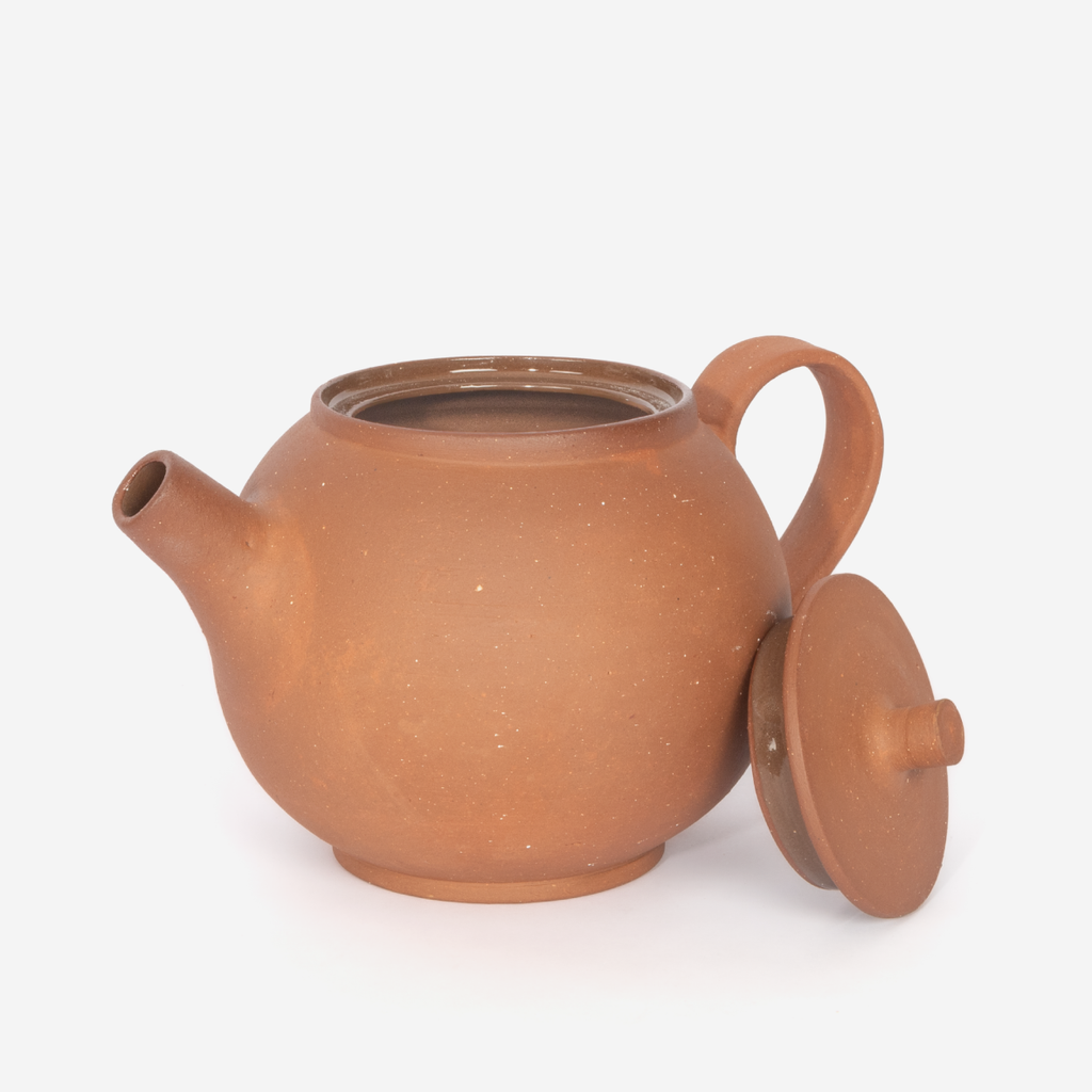 Teapot Two Cups - Terracotta