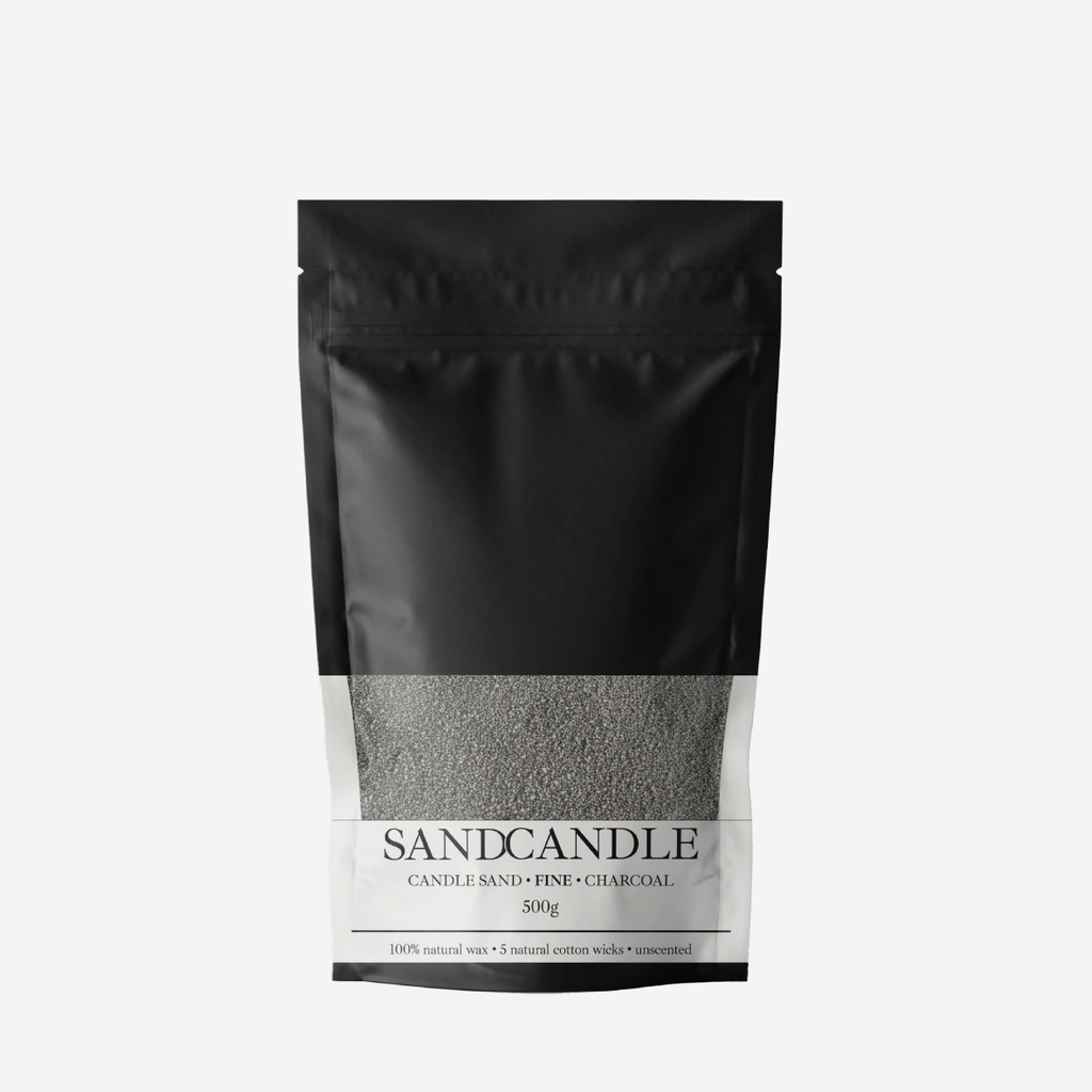Charcoal Sand Candle & Wicks