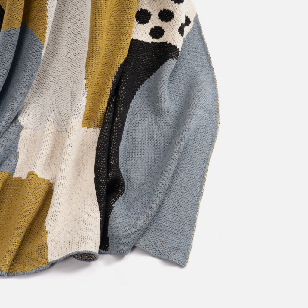 Cotton Throw - Multi Colour Dots