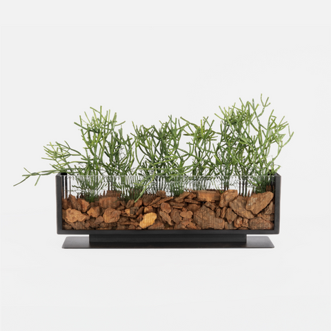 Reeded Desktop Planter