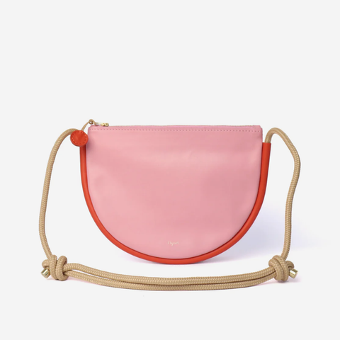 The Selene Bag - Candy Pink & Lobster Red