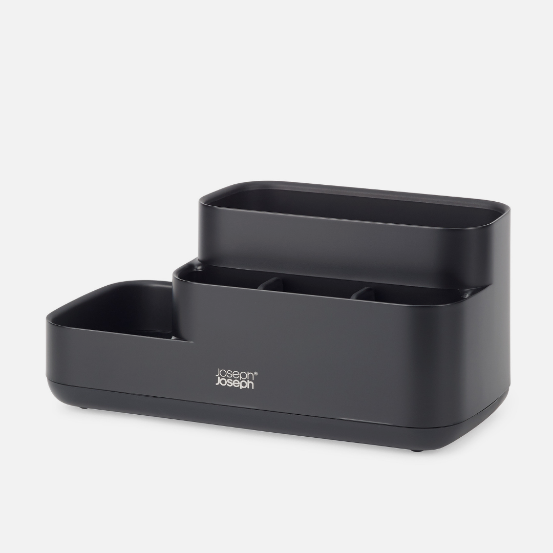 EasyStore™ Matt Black Bathroom Storage Caddy