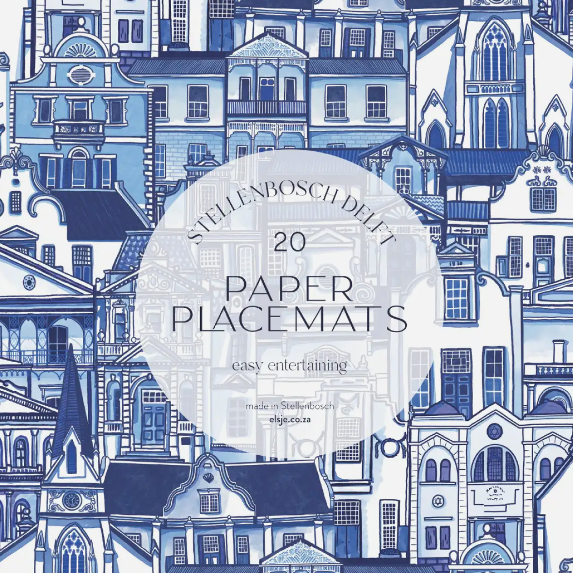 Paper Placemats - Stellenbosch