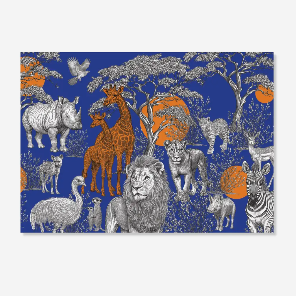 Paper Placemats - Sunset Safari
