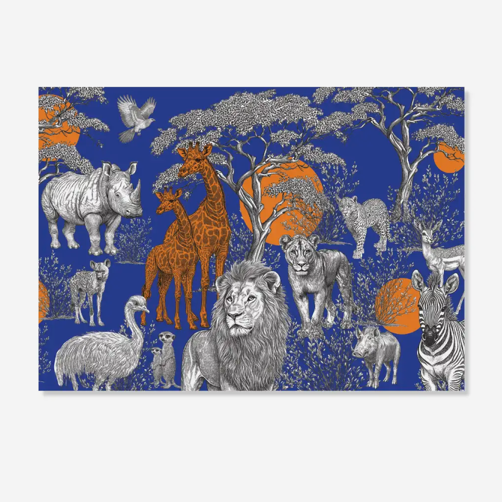 Paper Placemats - Sunset Safari