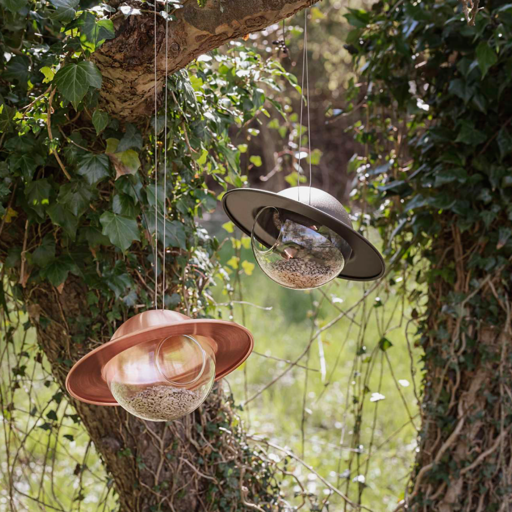 Saturn Bird Feeder - Black