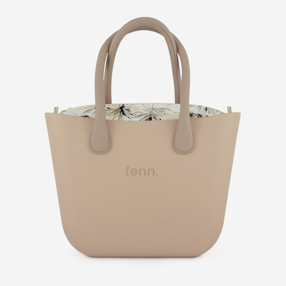 Original Handbag - Sand - Feathers Inner - Light Stone Handles