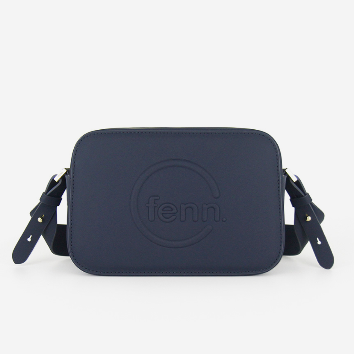 Crossbody Bag - Navy - Gold Zip