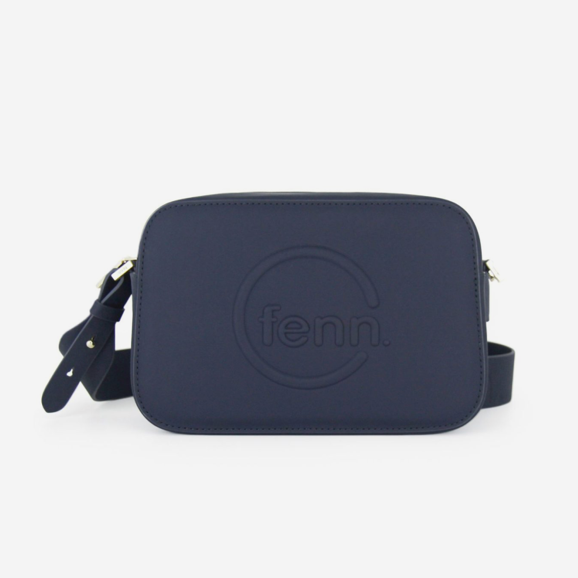 Crossbody Bag - Navy - Gold Zip