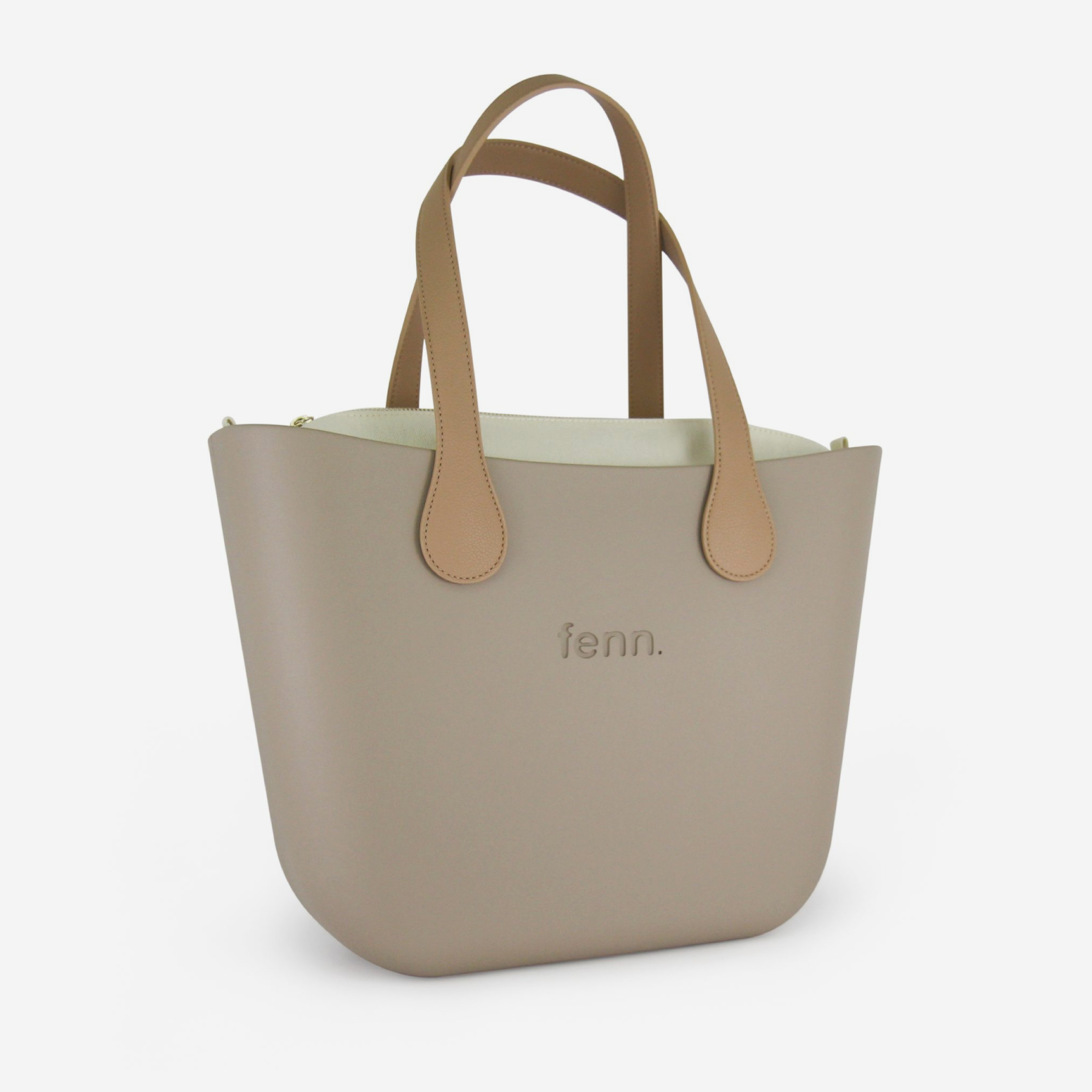 Original Handbag - Stone - Beige Inner - Light Tan Handles
