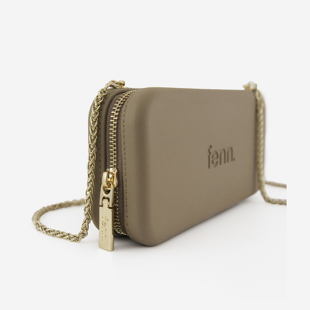 Original Wallet With Gold Chain - Stone