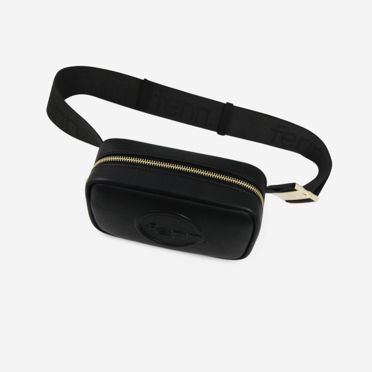 Pouch Bag - Black - Canvas Strap