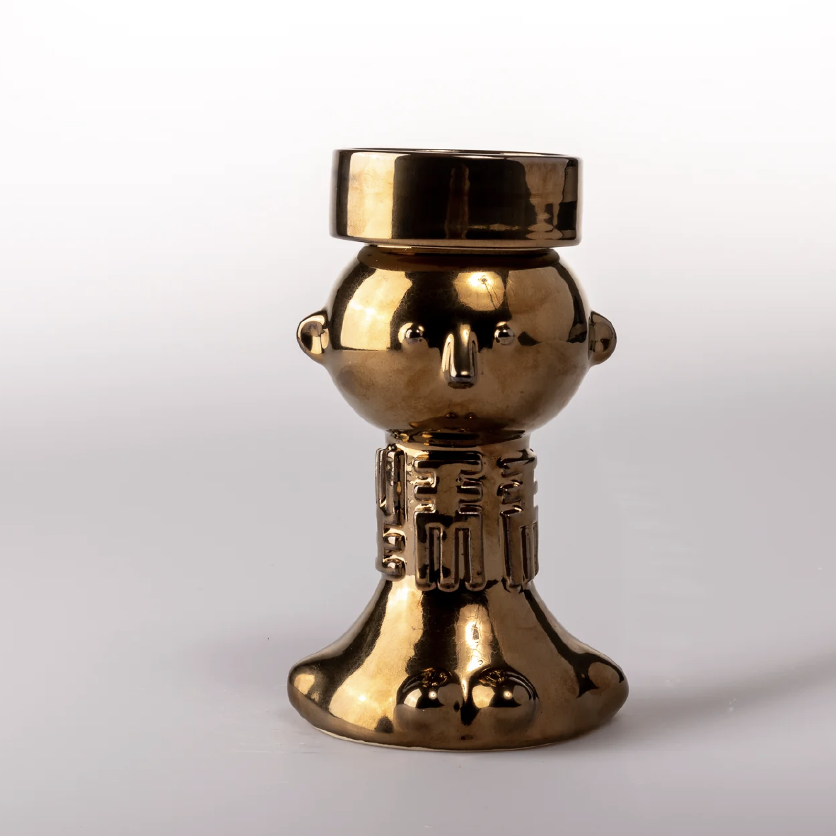 Fez Candle Holder - Bronze