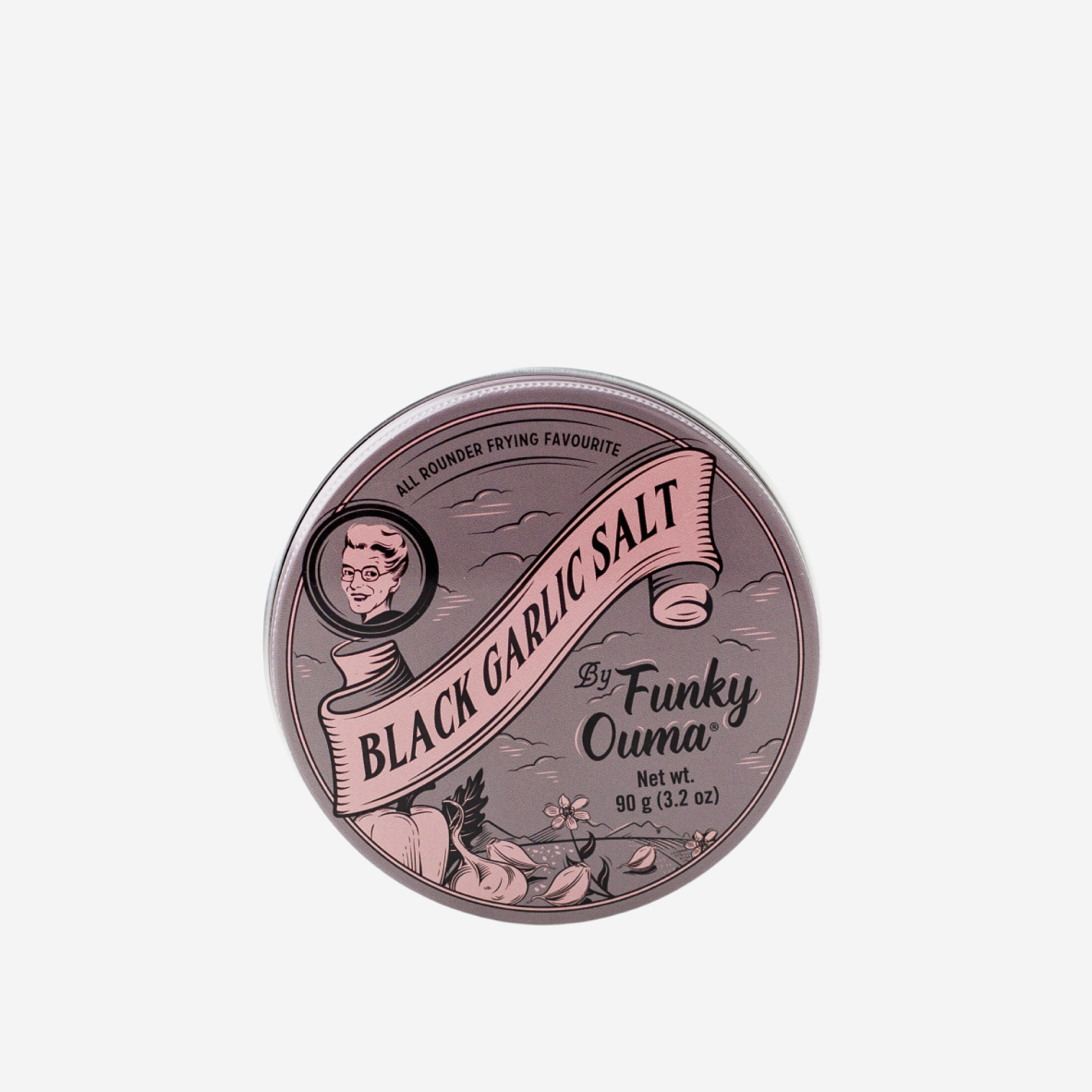 Funky Ouma Black Garlic Salt Travel Tin - 90g