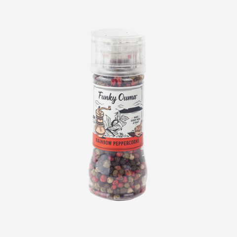 Funky Ouma Grinder - Rainbow Peppercorns