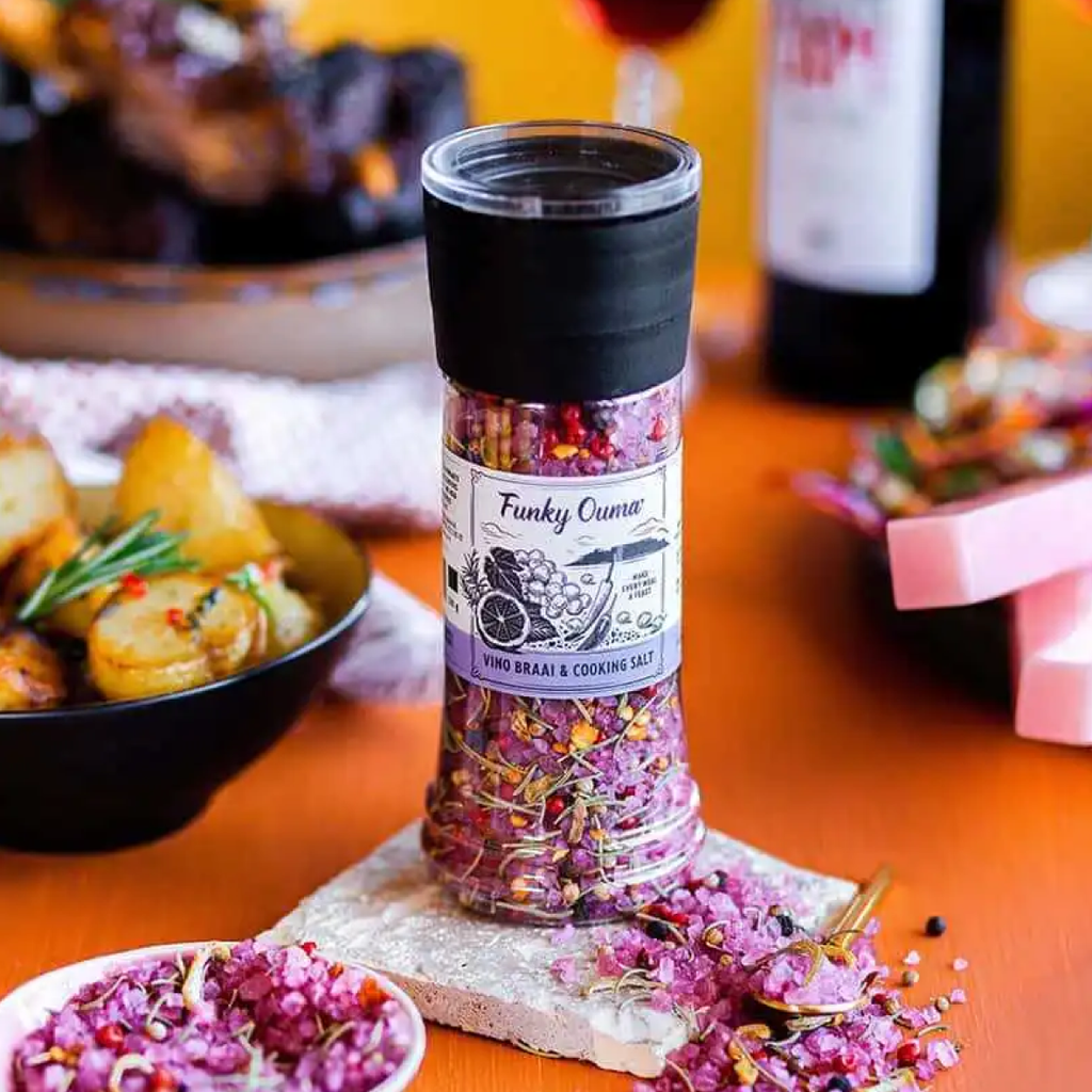 Funky Ouma Grinder - Vino Braai & Cooking Salt