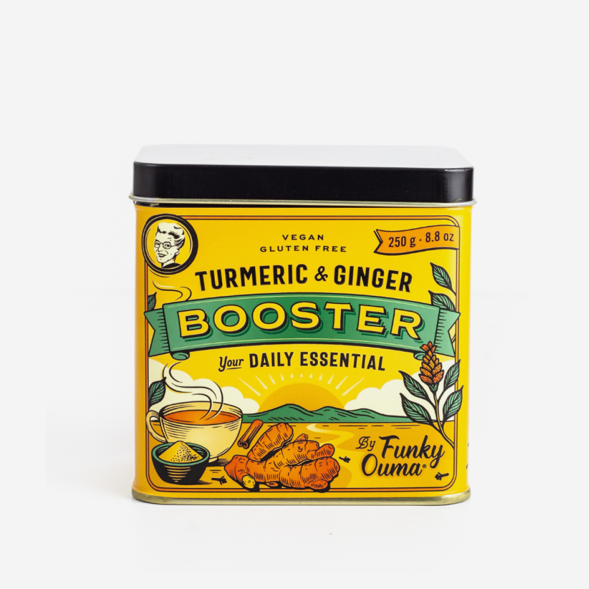Funky Ouma Turmeric & Ginger Booster Tin - 250g