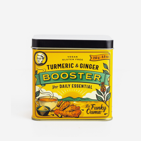 Funky Ouma Turmeric & Ginger Booster Tin - 250g