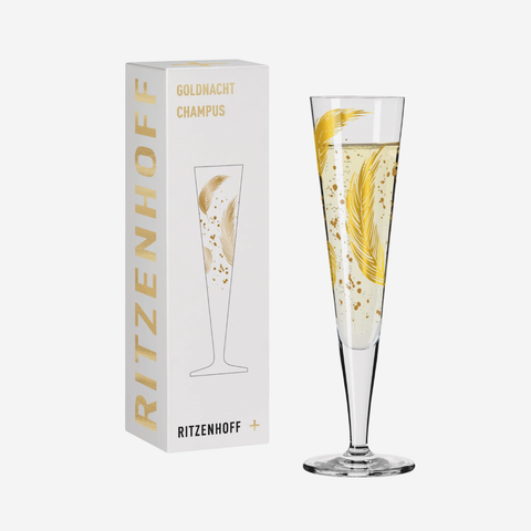 GoldNight Champagne Glass - Andrea Arnolt #42