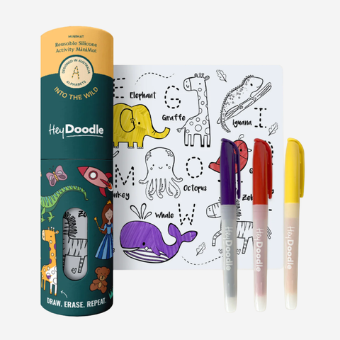 Mini Colouring & Doodle Mat - Into The Wild