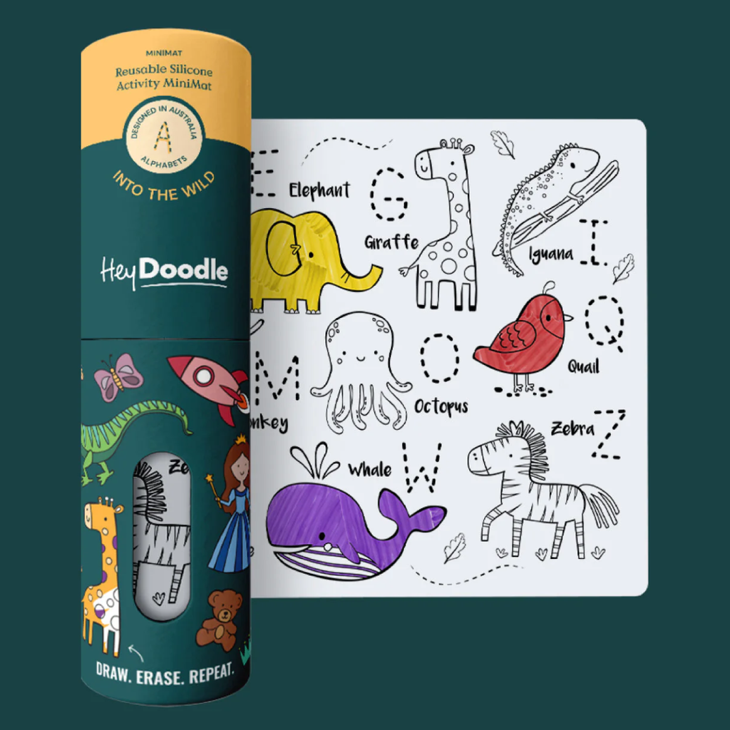 Mini Colouring & Doodle Mat - Into The Wild