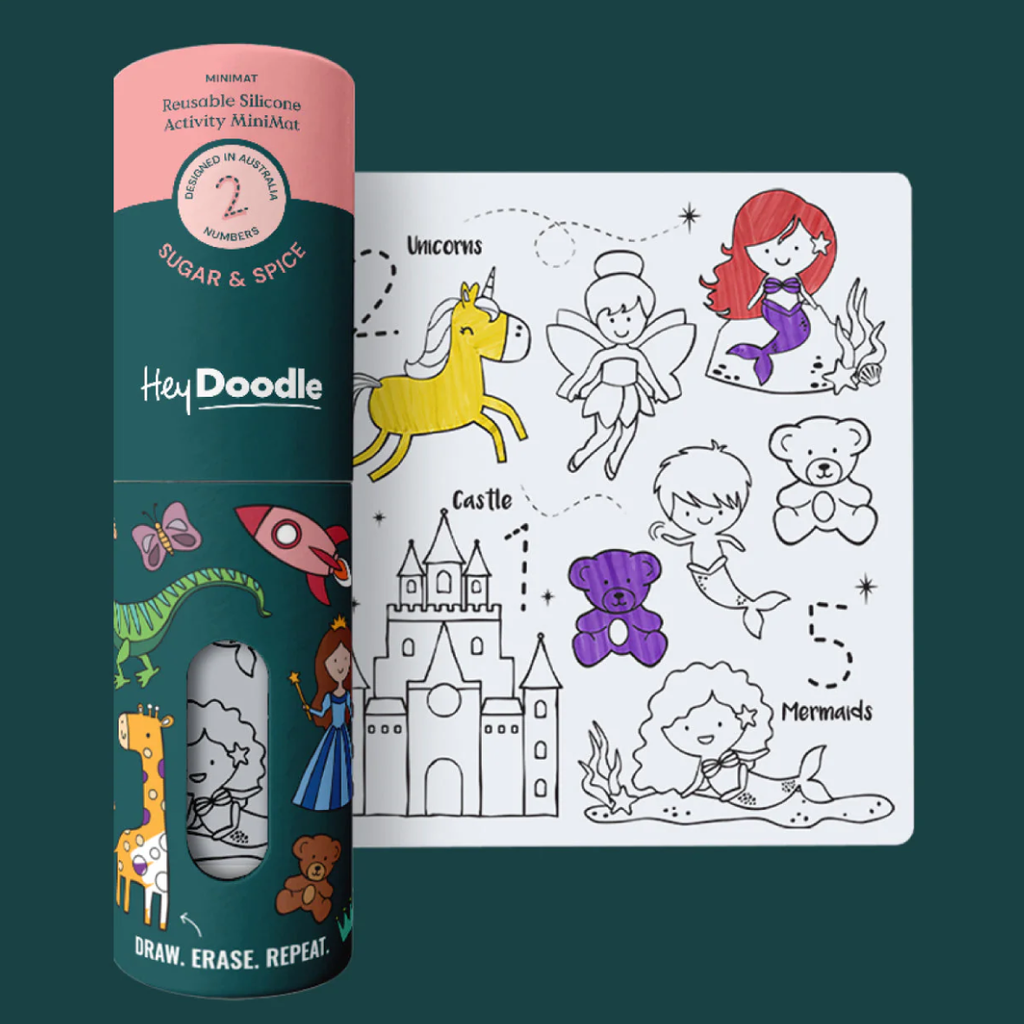 Mini Colouring & Doodle Mat - Sugar & Spice