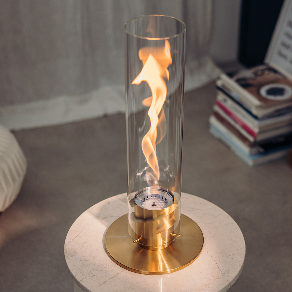 Hofats Spin 120 Table Top Lantern - Gold