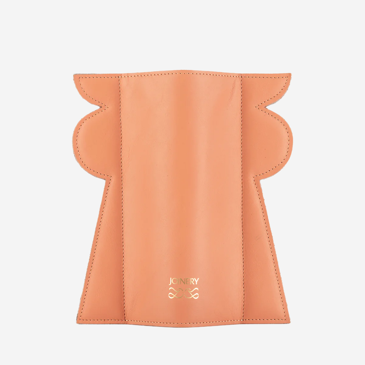 Scallop Vase - Pink + Light Grey