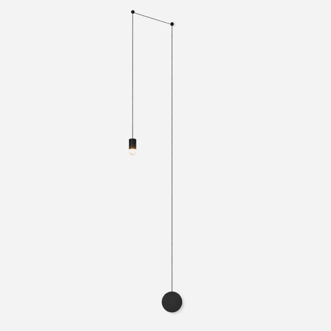 Symmetrical 1 Wire Pendant - Black