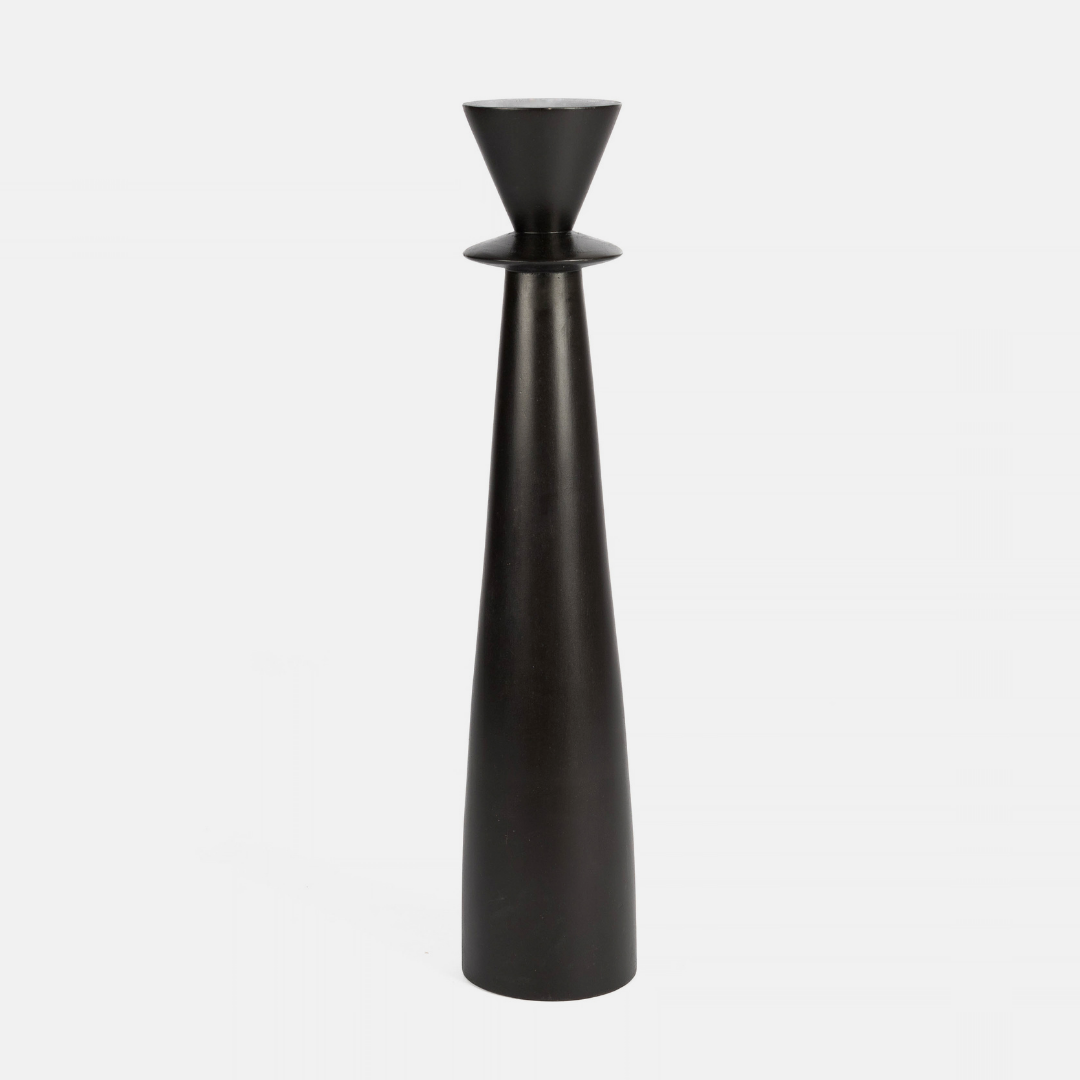 Kalahari Floor Candle Holder - Black