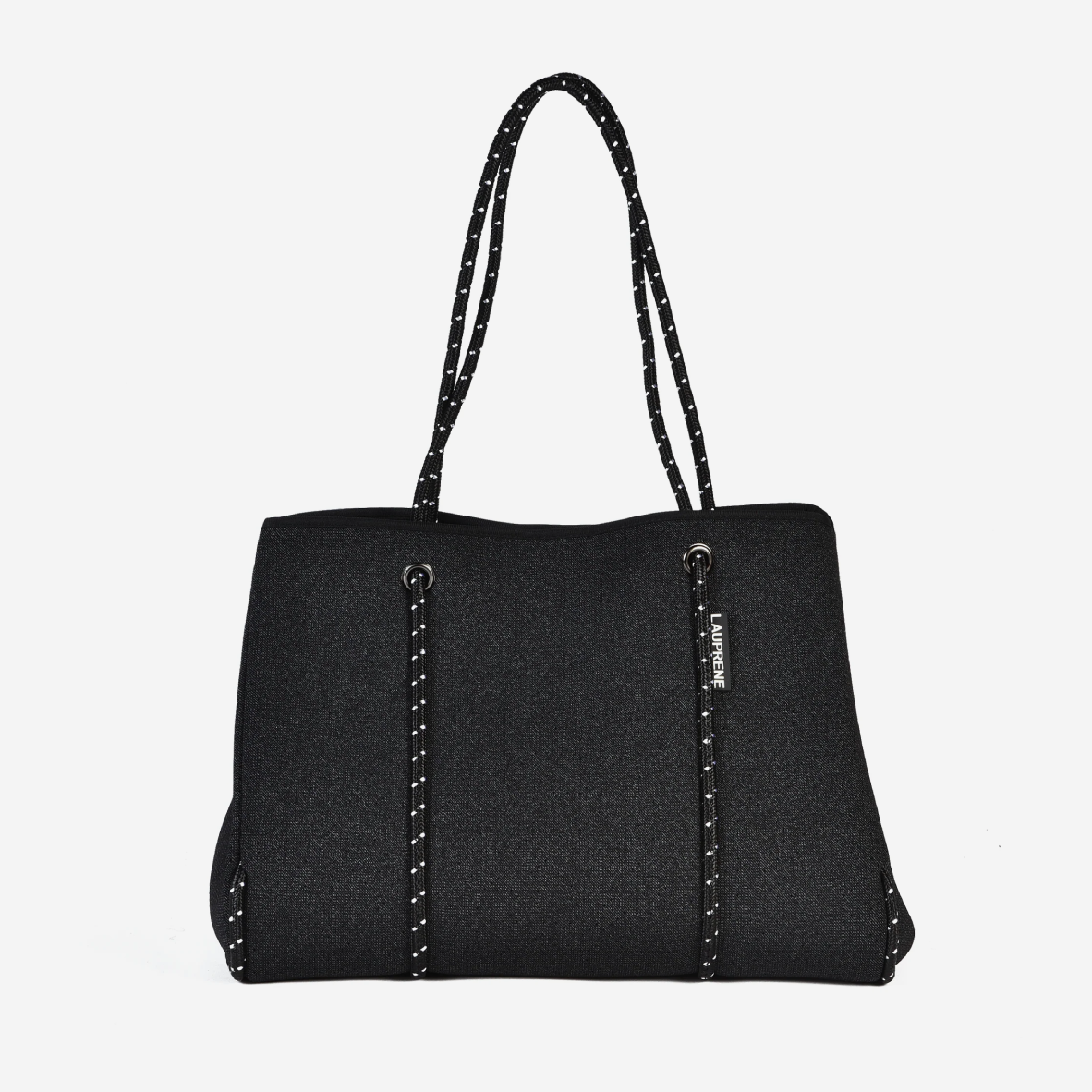 Neoprene Tote Bag - Black Denim