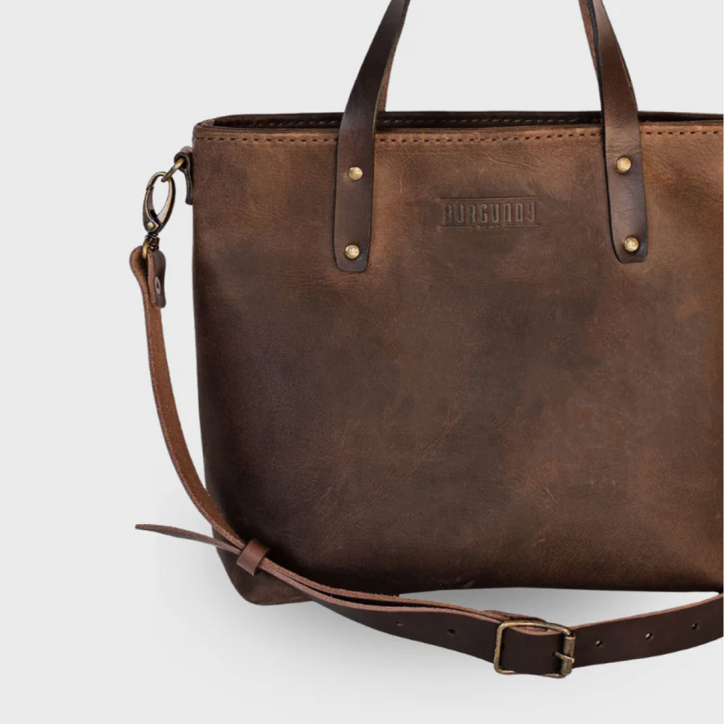 Cross Body Shopper - Brown