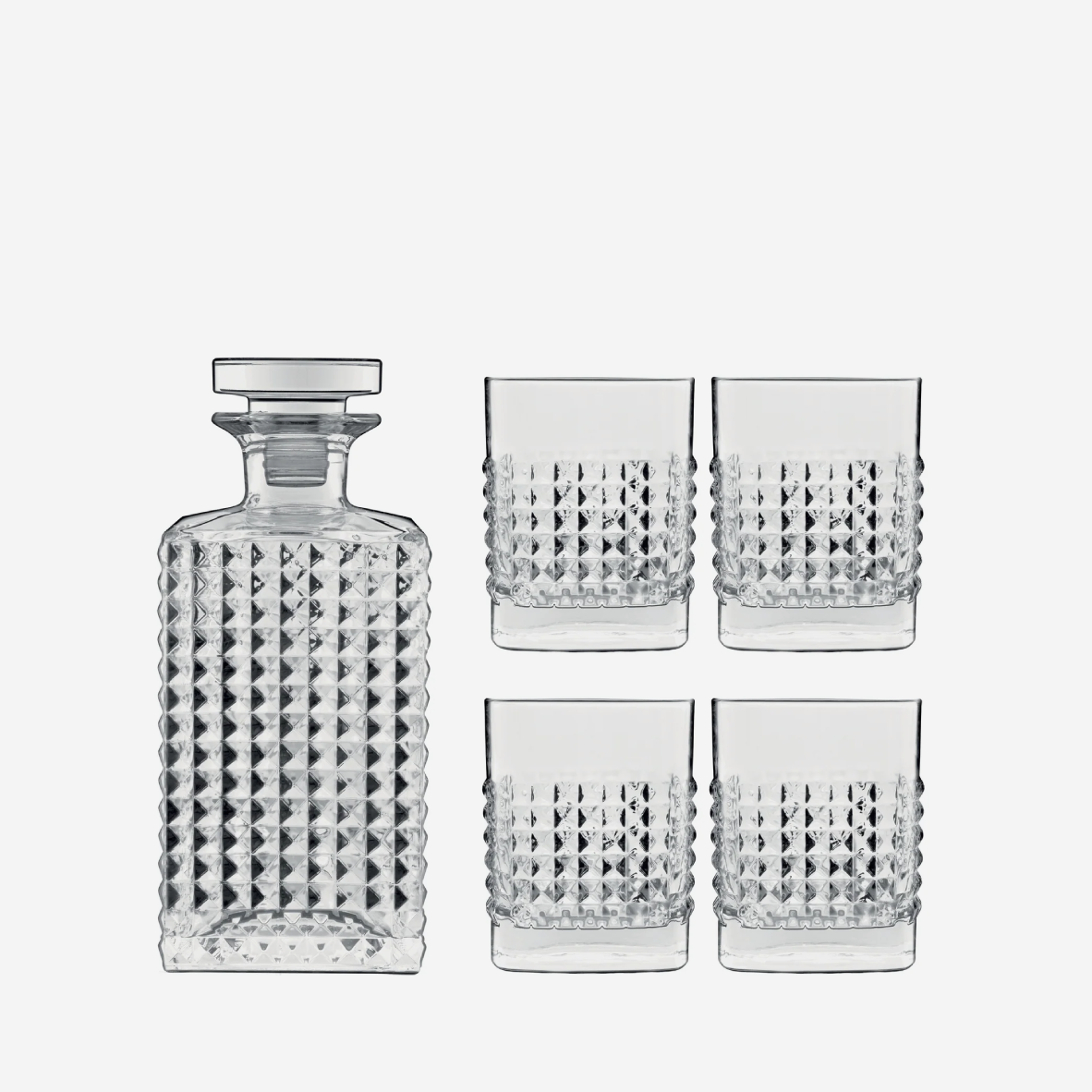 Luigi Bormioli Elixir Whiskey Set - 5 piece