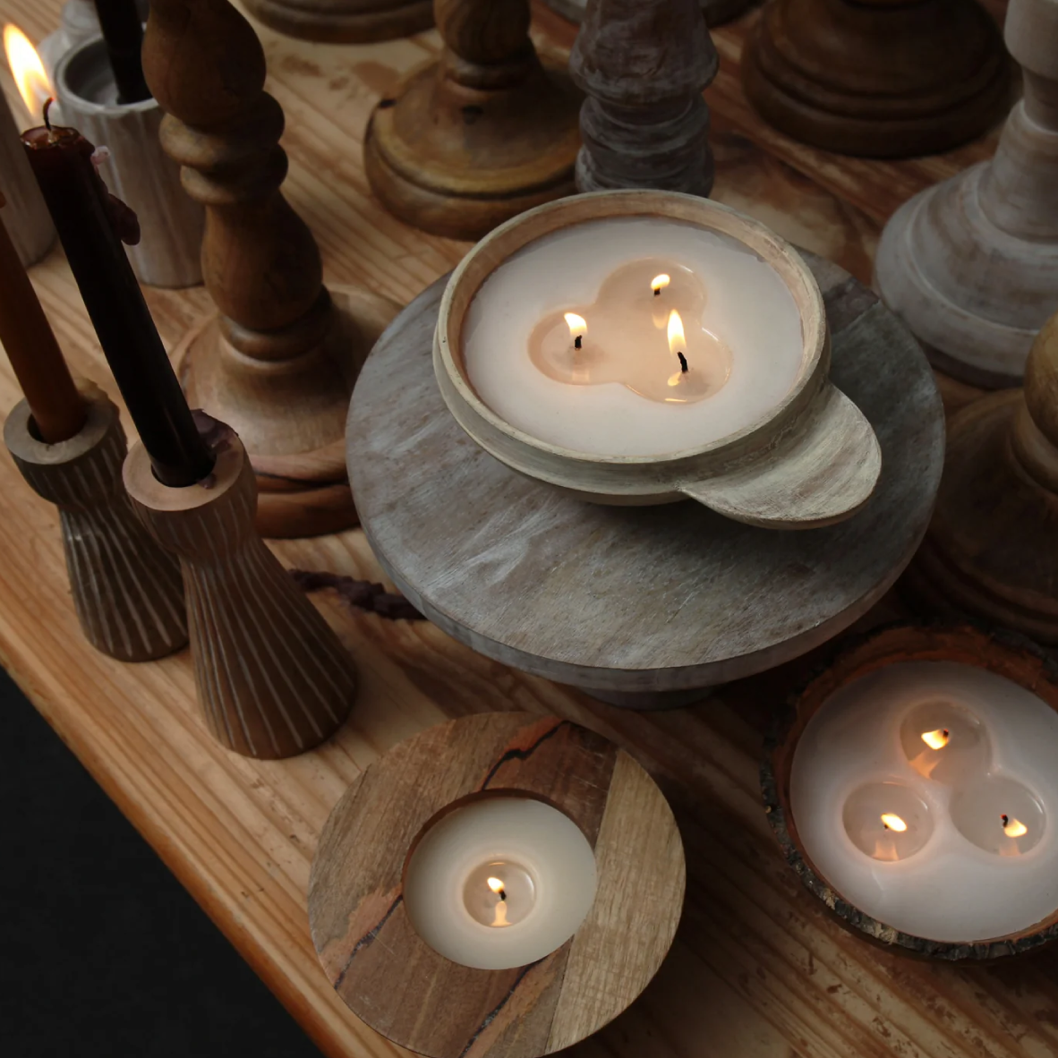 Mango Wood Candle - Bergamot