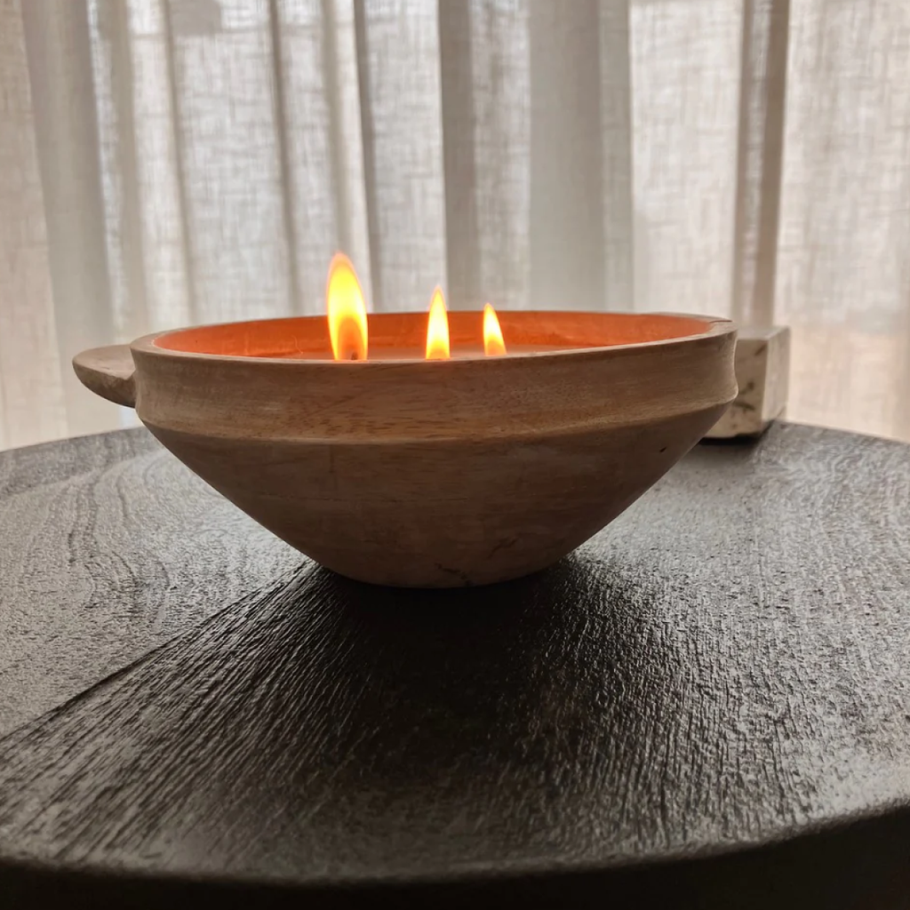 Mango Wood Candle - Bergamot
