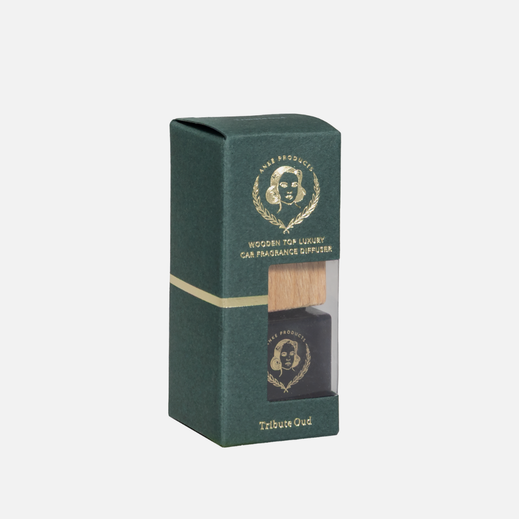 Mini Car Fragrance Wood Diffuser - Oud