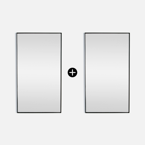 Deep Frame Vanity Mirror Combo