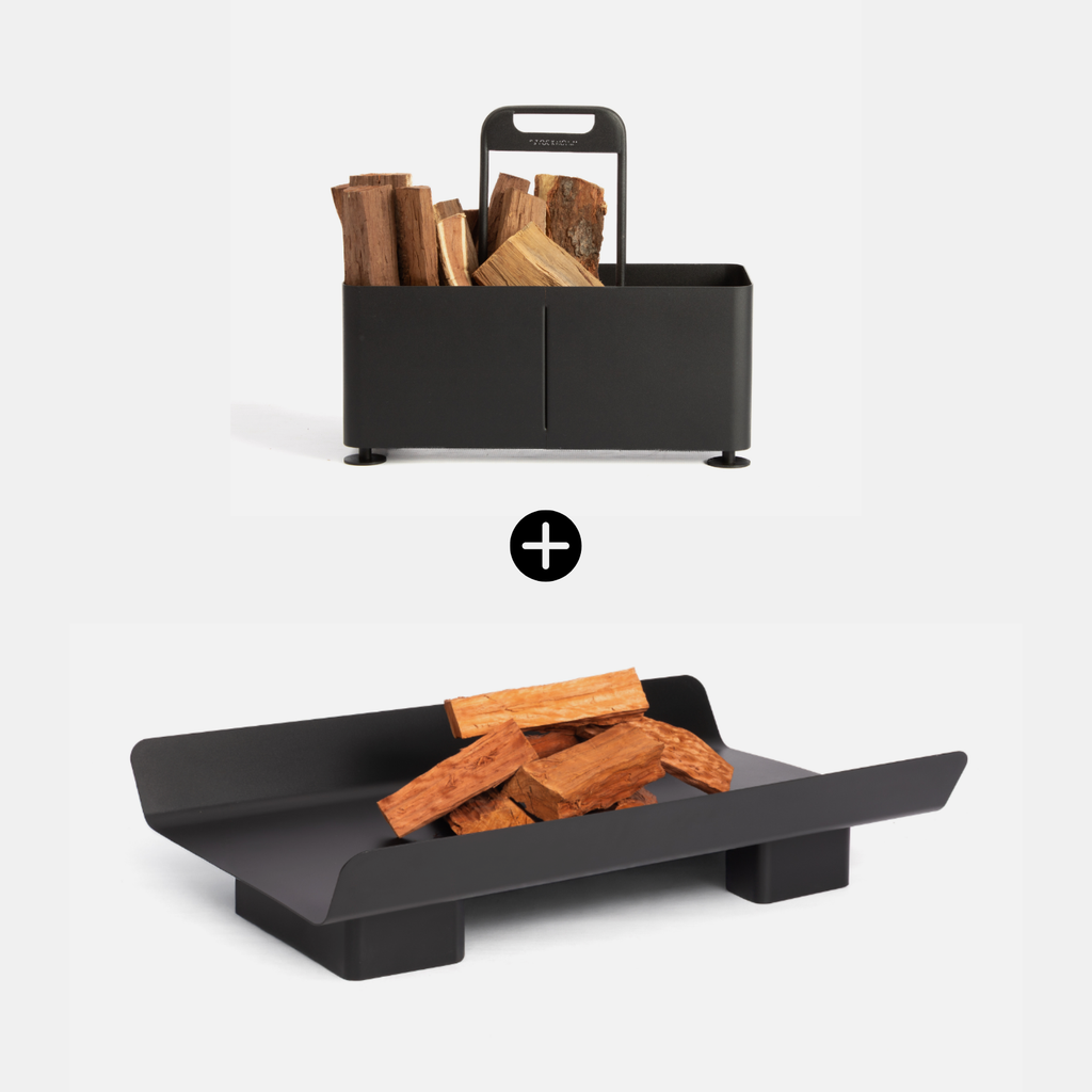 Zen Fire Pit + Carrier Combo
